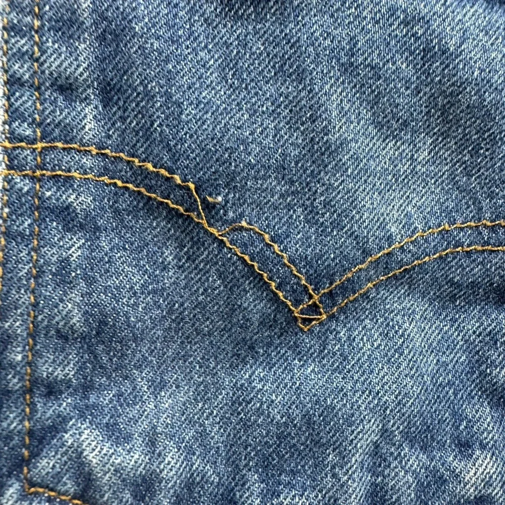 Vintage Levi's 505 Jeans Men's 38x34 Fits 36x30 Orange‎ Tab Faded Whiskered 90s